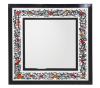 <span class='ref_item'>237 -</span> <span class="object_title">ESPEJO CON CENEFA DE MOTIVOS ABSTRACTOS EN NEGRO Y ROJO. S XX</span>   <p><span class="technical_description">Realizado en madera de nogal teñida de negro en la doble moldura que rodea el espacio central del espejo y, entre ellos, motivos abstractos en rojo y negro.</span><br><span class="ALTO_HCES1">82,50</span>x<span class="ANCHO_HCES1">82,50 </span><span class="ANCHOUMED_HCES1">cm.</span></p>
