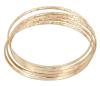<span class='ref_item'>261 -</span> <span class="object_title">CINCO PULSERAS EN METAL CHAPADO EN ORO</span>  <p><span class="technical_description">Juego de cinco pulseras rígidas chapadas en oro con motivos de tulipanes.<br/>Diámetro: 7cm</span><br>Peso: <span class="PESO_HCES1">25,50</span> <span class="PESOUMED_HCES1">gr.</span><br></p>