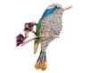 <span class='ref_item'>171 -</span> <span class="object_title">BROCHE PÁJARO EN METAL DORADO, PIEDRAS DE IMITACIÓN Y ESMALTE</span>  <p><span class="technical_description">Broche con forma de pájaro realizado en metal dorado. Decorado con esmalte, piedra de imitación incoloras. y una negra como ojo.<br/>Cierre: Aguja<br/>Medidas: 4 x 3,5cm</span><br>Peso: <span class="PESO_HCES1">8,40</span> <span class="PESOUMED_HCES1">gr.</span><br></p>
