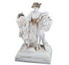 <span class='ref_item'>182 -</span> <span class="object_title">LA LECHERA</span>   <p><span class="author">SEGUIDOR DE JEAN BAPTISTE GREUZE</span> <br><span class="technical_description">Mujer con el caballo y los bártulos para repartir leche en cerámica con esmalte en varios colores. Sobre una base cuadrada donde aparece inscrito: "La Laitière - d&#39;après l&#39;greuze". Presenta faltas leves, tanto en orejas del caballo como manos de la lechera.</span><br><span class="ALTO_HCES1">35</span>x<span class="ANCHO_HCES1">21 </span><span class="ANCHOUMED_HCES1">cm.</span></p>