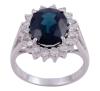 <span class='ref_item'>235 -</span> <span class="object_title">SORTIJA EN ORO 18KT, ZAFIRO Y DIAMANTES</span>  <p><span class="technical_description">Sortija realizada en oro de 18kt, con contraste. Gran zafiro central en talla oval, engastado en garras, con peso total aprox de 5ct. Orla de diamantes en talla brillante, engastados en garras, con un peso total aprox de 0.27ct<br/>Se acompaña de copia de certificado EMIL Nº 66154-1<br/>Medida Sortija: 12</span><br>Peso: <span class="PESO_HCES1">7,40</span> <span class="PESOUMED_HCES1">gr.</span><br></p>
