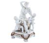 <span class='ref_item'>199 -</span> <span class="object_title">FIGURA EN BISCUIT "ALEGORÍA A LA MATERNIDAD"</span>   <p><span class="technical_description">Con sello en la base. Grupo que representa a modo de alegoría, la figura de una mujer sentada rodeadas por dos amorcillos. Decoraciones doradas en la base a modo de guirnaldas. Presentan roturas<br/>Medidas: 25x17,5x17,5cm</span><br></p>