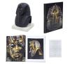 <span class='ref_item'>212 -</span> <span class="object_title">ESCULTURA BUSTO DE TUTANKHAMON EDICIÓN SKEL Y LIBRO</span>   <p><span class="technical_description">Escultura en bronce a la cera perdida del busto de Tutankhamón sobre base de piedra, copia del original del Museo de El Cairo. Acompañado por el libro "El faraón, su tumba y los tesoros reales", con algunas señales de uso. Ejemplar 736 de 998. Con número de serie grabado en la parte trasera y estuche original. <br/>Incluye certificado notarial. <br/>Medidas: 30 x 23 x 24 cm (escultura); 4 x 22,6 x 22,6 cm (peana).</span><br></p>