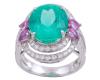 <span class='ref_item'>57 -</span> <span class="object_title">SORTIJA EN ORO 18KT, ESMERALDA, ZAFIROS ROSAS Y DIAMANTES</span>  <p><span class="technical_description">Sortija realizada en oro de 18kt con esmeralda en talla oval, engastada en garras, con peso aprox de 8ct. A los lados zafiros rosas en talla perilla con peso total aprox 0.50ct y diamantes talla brillante en doble orla y hombros con peso total aprox 0.70ct. <br/>Medida Sortija: 13</span><br>Peso: <span class="PESO_HCES1">90,30</span> <span class="PESOUMED_HCES1">gr.</span><br></p>