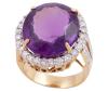<span class='ref_item'>152 -</span> <span class="object_title">SORTIJA EN ORO BICOLOR 18KT, AMATISTA Y DIAMANTES</span>  <p><span class="technical_description">Sortija realizada en oro bicolor de 18kt con amatista en talla oval engastada en garras, con peso aprox de 20ct. En orla y hombros diamantes en talla brillante, engastados en garras y grano, con un peso total aprox de 1.60ct.<br/>Medida Sortija: 14</span><br>Peso: <span class="PESO_HCES1">13,30</span> <span class="PESOUMED_HCES1">gr.</span><br></p>