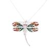 <span class='ref_item'>255 -</span> <span class="object_title">BROCHE-COLGANTE CON CADENA EN PLATA DE LEY, RUBÍES Y CIRCONITAS</span>  <p><span class="technical_description">Broche-colgante con cadena realizados en plata 925. En forma de libélula, las alas están decoradas con esmalte y el cuerpo está cuajado de circonitas con dos rubíes masivos a modo de ojos.<br/>Cierre: Aguja con mecanismo de seguridad el broche y reasa la cadena<br/>Longitud de la cadena: 50cm </span><br>Peso: <span class="PESO_HCES1">23</span> <span class="PESOUMED_HCES1">gr.</span><br></p>