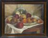 <span class='ref_item'>119 -</span> <span class="object_title">BODEGÓN CON FRUTAS</span>   <p><span class="author">ESCUELA CONTEMPORÁNEA  </span> <br><span class="technique_material">Óleo sobre lienzo</span><br><span class="technical_description">Firmado en el ángulo inferior izquierdo "Brasso"<br/>Con marco de madera. Desperfectos en el lienzo<br/>Medidas: 48 x 60cm con marco. 38 x 49cm sin marco</span><br></p>