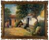 <span class='ref_item'>11 -</span> <span class="object_title">PATIO DE CASA</span>   <p><span class="author">BERNARDO JARAMILLO</span> <br><span class="technique_material">Óleo sobre lienzo</span><br><span class="technical_description">Vista de un patio interior doméstico. <br/>Enmarcado en madera tallada y dorada<br/>Medidas con marco: 73x92cm</span><br></p>