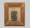 <span class='ref_item'>22 -</span> <span class="description">NATURALEZA MUERTA, 1958 </span>  <p><span class="description">GIORGIO MORANDI (Bolonia, 1890 - 1964) <br>Acuarela y carboncillo sobre papel <br>Firmado y fechado a lápiz en el ángulo inferior izquierdo por el autor Giorgio Morandi. <br>Enmarcada en madera dorada y tallada con cristal. Ligera pérdida de capa pictórica.<br>Medidas con marco: 30x35cm</span></p>