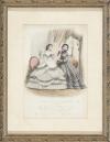<span class='ref_item'>60 -</span> <span class="object_title">LE JOURNAL DES DAMES ET DES DEMOISELLES, S.XIX</span>   <p><span class="author">ESCUELA FRANCESA, S.XIX</span> <br><span class="technique_material">Impresión a color</span><br><span class="technical_description">Perteneciente a la revista Le Journal des Dames et des Demoiselles, revista francesa ilustrada creada en 1833 hasta 1922. Presenta ligeras manchas en el papel.<br/>Enmarcado en madera tallada y dorada, con paspartú y cristal.<br/>Medidas con marco: 31x40cm</span><br></p>