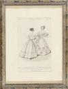 <span class='ref_item'>32 -</span> <span class="object_title">MODES DE PARÍS, S.XIX</span>   <p><span class="author">ESCUELA FRANCESA, S. XIX</span> <br><span class="technique_material">Impresión a color</span><br><span class="technical_description">Perteneciente a la revista Petit Courrier des Dames, revista francesa de mediados del siglo XIX. Fechado en la esquina superior izquierda 25 de marzo de 1835.<br/>Enmarcado en madera tallada y dorada, con paspartú y cristal.<br/>Medidas con marco: 26x34,5cm</span><br></p>