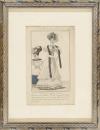 <span class='ref_item'>12 -</span> <span class="object_title">MODES DE PARÍS, S. XIX</span>   <p><span class="author">ESCUELA FRANCESA, S.XIX  </span> <br><span class="technique_material">Impresión a color</span><br><span class="technical_description">Perteneciente a la revista Petit Courrier des Dames, revista francesa de mediados del siglo XIX. Sección Boulevard des Italiens.<br/>Enmarcado en madera tallada y dorada, con paspartú y cristal.<br/>Medidas con marco: 26x34,5cm</span><br></p>