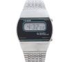 <span class='ref_item'>74 -</span> <span class="object_title">RELOJ VINTAGE CITIZEN QUARTZ CRYSTRON L.C</span>  <p><span class="technical_description">Reloj digital marca Citizen modelo Quartz Crystron con correa en acero inoxidable. La luz ilumina levemente.<br/>En perfecto funcionamiento.</span><br>Peso: <span class="PESO_HCES1">59,80</span> <span class="PESOUMED_HCES1">gr.</span><br></p>