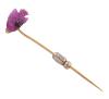 <span class='ref_item'>27 -</span> <span class="object_title">ALFILER DE CORBATA EN ORO 18KT Y RUBÍ EN TALLA DE PEZ</span>  <p><span class="technical_description">Alfiler de corbata realizado en oro 18kt. En la cabeza un rubí en delicada talla en forma de pez<br/>Cierre: Canutillo<br/>Longitud: ,55cm</span><br>Peso: <span class="PESO_HCES1">2,40</span> <span class="PESOUMED_HCES1">gr.</span><br></p>