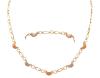 <span class='ref_item'>179 -</span> <span class="object_title">GARGANTILLA Y PULSERA EN ORO TRICOLOR 18KT</span>  <p><span class="technical_description">Conjunto de gargantilla y pulsera realizados en oro tricolor de 18kt con eslabón fantasía plano y de media luna<br/>Cierre: Mosquetón<br/>Longitud: 45cm la gargantilla y 18cm la pulsera</span><br>Peso: <span class="PESO_HCES1">17,80</span> <span class="PESOUMED_HCES1">gr.</span><br></p>