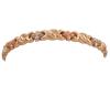 <span class='ref_item'>137 -</span> <span class="object_title">PULSERA EN ORO 18KT</span>  <p><span class="technical_description">Pulsera realizada en oro de 18kt con eslabón fantasía curvos en diferentes tonos de oro y en mate y en brillo.<br/>Cierre: Caja con lengüeta y ocho de seguridad. <br/>Longitud: 18cm</span><br>Peso: <span class="PESO_HCES1">14,50</span> <span class="PESOUMED_HCES1">gr.</span><br></p>