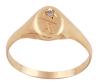 <span class='ref_item'>155 -</span> <span class="object_title">SORTIJA SELLO EN ORO 18KT Y CIRCONITA</span>  <p><span class="technical_description">Sortija sello realizada en oro de 18kt con sello con la letra "A" y una circonita. En el reverso la chapa está levantada<br/>Medida Sortija: 19</span><br>Peso: <span class="PESO_HCES1">1,40</span> <span class="PESOUMED_HCES1">gr.</span><br></p>