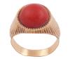 <span class='ref_item'>166 -</span> <span class="object_title">SORTIJA  EN ORO 18KT Y CORAL</span>  <p><span class="technical_description">Sortija realizada en oro de 18kt con cabujón central de coral y hombros estriados<br/>Medida Sortija: 15</span><br>Peso: <span class="PESO_HCES1">4</span> <span class="PESOUMED_HCES1">gr.</span><br></p>