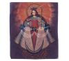 <span class='ref_item'>189 -</span> <span class="object_title">VIRGEN DE LA MERCED. SIGUIENDO MODELOS DE LA ESCUELA CUZQUEÑA (S.XX)</span>   <p><span class="technique_material">Óleo sobre lienzo</span><br><span class="technical_description">Muestra la advocación mariana de la Merced, portando una flor y una vaya en llamas y coronada en los cielos. Con ligeros detalles en dorado en manto.<br/>Fragmento de lienzo sin enmarcar. <br/>Medidas: 18x15cm</span><br></p>