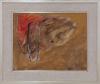 <span class='ref_item'>79 -</span> <span class="object_title">ABSTRACCIÓN (1991)</span>   <p><span class="author">EUGENIA FUNES (Alicante, s.XX)</span> <br><span class="technique_material">Acuarela y acrílico sobre papel adherido a tabla</span><br><span class="technical_description">Abstracción en tonos ocres, naranjas y rojos, con forma ovalada en negro.<br/>Firmado "E. Funes" y fechado en la esquina inferior izquierda a mano por la autora.<br/>Enmarcado en marco de metal dorado y paspartú beige. Al dorso, etiqueta que certifica la autenticidad de la obra firmado por la autora.<br/>Medidas con marco: 43x51cm</span><br></p>