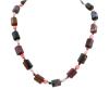 <span class='ref_item'>25 -</span> <span class="object_title">COLLAR CON JASPES, CUARZOS Y CORALES. BROCHE EN PLATA DE LEY CHAPADA EN ORO</span>  <p><span class="technical_description">Collar compuesto por tallas cilíndricas de jaspe, pequeñas cuentas esféricas de cuarzo y coral rosa en diferentes formas. Broche realizado en plata de ley chapada en oro.<br/>Cierre: Reasa marinera<br/>Longitud: 60cm</span><br>Peso: <span class="PESO_HCES1">96</span> <span class="PESOUMED_HCES1">gr.</span><br></p>