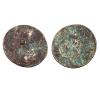 <span class='ref_item'>204 -</span> <span class="object_title">4ª MONEDA CONMEMORATIVA DE HIPPOLYTA GONZAGA. REALIZADA POR LEON LEONI. 1551.</span>  <p><span class="technical_description">Anverso: Busto femenino de perfil con ostentosa joyería, que presenta la siguiente leyenda: HIPPOLYTA GONZAGA FERDINANDI FIL AN XVI · LEON ARETINO. <br/>Reverso: Diana cazadora con lanza, cuerno y perro de caza, junto a Plutón y Cerbero, rodeados por la inscripción: PAR UBIQ POTESTAS.<br/>Diámetro: 6 cm.</span><br>Peso: <span class="PESO_HCES1">93,20</span> <span class="PESOUMED_HCES1">gr.</span><br></p>
