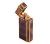 <span class='ref_item'>228 -</span> <span class="object_title">ENCENDEDOR MUST CARTIER CHAPADO EN ORO Y LÁMINAS COLOR CAREY. A GAS, AÑOS 70</span>  <p><span class="technical_description">Encendedor de gas Must de Cartier chapado en oro y laminas color carey. Años 70. Realizado en suiza con Nº 85474J. En funcionamiento<br/>Medidas: 6 x 2,5cm</span><br>Peso: <span class="PESO_HCES1">75,60</span> <span class="PESOUMED_HCES1">gr.</span><br></p>