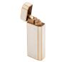 <span class='ref_item'>113 -</span> <span class="object_title">ENCENDEDOR CARTIER EN ORO 14KT CON LACADO. A GAS, AÑOS 70</span>  <p><span class="technical_description">Encendedor de gas Cartier con armazón transformado en oro de 14kt y lacado color crema (presenta algún picotazo en el lacado). Años 70. Con Nº 1B35702. En funcionamiento<br/>Medidas: 7 x 2,5cm</span><br>Peso: <span class="PESO_HCES1">94,90</span> <span class="PESOUMED_HCES1">gr.</span><br></p>