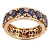 <span class='ref_item'>133 -</span> <span class="object_title">SORTIJA EN ORO 18KT, ZAFIROS Y DIAMANTES</span>  <p><span class="technical_description">Sortija "eternity" realizada en oro de 18kt. Con 16 zafiros en talla marquise con peso total aprox 1.92ct y 16 diamantes en talla brillante con peso total aprox 0.48ct<br/>Medida Sortija: 17</span><br>Peso: <span class="PESO_HCES1">8,10</span> <span class="PESOUMED_HCES1">gr.</span><br></p>