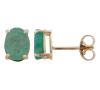 <span class='ref_item'>55 -</span> <span class="object_title">PENDIENTES EN ORO 18KT Y ESMERALDAS</span>  <p><span class="technical_description">Par de pendientes realizados en oro de 18kt con esmeraldas en talla oval engastadas en garra con peso total aprox 1.80ct<br/>Cierre: Presión</span><br>Peso: <span class="PESO_HCES1">1,60</span> <span class="PESOUMED_HCES1">gr.</span><br></p>