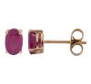 <span class='ref_item'>123 -</span> <span class="object_title">PENDIENTES EN ORO 18KT Y RUBÍES</span>  <p><span class="technical_description">Pareja de pendientes realizados en oro de 18kt. Formados por rubíes en talla oval engastados en garra, con peso total aprox 0.60ct<br/>Cierre: Presión</span><br>Peso: <span class="PESO_HCES1">1,10</span> <span class="PESOUMED_HCES1">gr.</span><br></p>