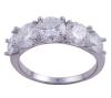 <span class='ref_item'>159 -</span> <span class="object_title">SORTIJA EN PLATA 925 Y MOISSANITAS</span>  <p><span class="technical_description">Sortija realizada en plata de ley 925 con 5 moissanitas en talla brillante y situadas en degradé con peso total aprox 3.50ct (la grande 1ct, las medias 0.75ct y las pequeñas 0.50ct)<br/>Medida Sortija: 13</span><br>Peso: <span class="PESO_HCES1">3,40</span> <span class="PESOUMED_HCES1">gr.</span><br></p>
