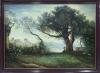 <span class='ref_item'>142 -</span> <span class="description">BAJO EL ÁRBOL </span>  <p><span class="description">Óleo sobre lienzo<br>Escena paisajística que muestra la figura masculina que aparece a la sombra de un árbol.<br>De autor anónimo. <br>Enmarcado en madera.<br>medidas sin marco: 150x110cm</span></p>