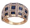 <span class='ref_item'>201 -</span> <span class="object_title">SORTIJA EN ORO BICOLOR 18KT, ZAFIROS Y DIAMANTES</span>  <p><span class="technical_description">Sortija realizada en oro bicolor de 18kt. Frontal ancho adornado por zafiros en talla baguette con peso total aprox 1ct y diamantes en talla brillante sobre vistas en blanco con peso total aprox 0.60ct<br/>Medida Sortija: 14</span><br>Peso: <span class="PESO_HCES1">7,80</span> <span class="PESOUMED_HCES1">gr.</span><br></p>