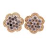 <span class='ref_item'>4 -</span> <span class="object_title">PENDIENTES EN ORO BICOLOR 18KT Y DIAMANTES</span>  <p><span class="technical_description">Pareja de pendientes realizados en oro bicolor de 18kt. Con forma de roseta adornada por diamantes en talla rosa sobre vistas en blanco con peso total aprox 0.20ct<br/>Cierre: Presión</span><br>Peso: <span class="PESO_HCES1">8,40</span> <span class="PESOUMED_HCES1">gr.</span><br></p>