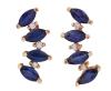 <span class='ref_item'>6 -</span> <span class="object_title">PENDIENTES EN ORO 18KT, ZAFIROS Y DIAMANTES</span>  <p><span class="technical_description">Pareja de pendientes trepadores realizados en oro de 18kt. Con zafiros en talla marquise de peso total aprox 1ct y diamantes en talla brillante con peso total aprox 0.06ct<br/>Cierre: Presión</span><br>Peso: <span class="PESO_HCES1">1,50</span> <span class="PESOUMED_HCES1">gr.</span><br></p>