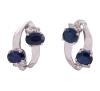 <span class='ref_item'>208 -</span> <span class="object_title">PENDIENTES EN ORO 18KT, ZAFIROS Y DIAMANTES</span>  <p><span class="technical_description">Pareja de pendientes realizados en oro de 18kt. Con zafiros en talla oval y peso total aprox 1.20ct. Detalles de diamantes en talla brillante con peso total aprox 0.12ct. <br/>Cierre: Omega</span><br>Peso: <span class="PESO_HCES1">5</span> <span class="PESOUMED_HCES1">gr.</span><br></p>