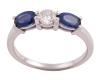 <span class='ref_item'>241 -</span> <span class="object_title">SORTIJA EN ORO 18KT, ZAFIROS Y DIAMANTE</span>  <p><span class="technical_description">Sortija realizada en oro de 18kt. Con dos zafiros en talla oval con peso total aprox 0.90ct y un diamante central en talla brillante con peso aprox 0.30ct<br/>Medida Sortija: 16</span><br>Peso: <span class="PESO_HCES1">3,30</span> <span class="PESOUMED_HCES1">gr.</span><br></p>