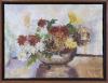 <span class='ref_item'>48 -</span> <span class="object_title">BODEGÓN DE FLORES</span>   <p><span class="author">HUMILDA HERNÁNDEZ HERNÁNDEZ (España, S.XX)</span> <br><span class="technique_material">Óleo sobre lienzo</span><br><span class="technical_description">Representa un centro de mesa repleto de distintos tipos de flores de colores.<br/>Firmado en la esquina inferior izquierda.<br/>Enmarcado madera.<br/>Medidas con marco: 30x28cm</span><br></p>