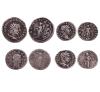 <span class='ref_item'>62 -</span> <span class="object_title">LOTE DE 4 MONEDAS DEL IMPERIO ROMANO EN PLATA</span>  <p><span class="technical_description">Lote compuesto por 4 monedas realizadas en plata del Imperio Romano:<br/>-Denario de Trajano (101 d.C.) 2,14gr<br/>-Denario de Fulvia Plautilla (202 d.C.) 2,40gr<br/>-Denario de Lucio Vero (161 d.C.) 3,58gr<br/>-Antoniniano de Heliogábalo (218 d.C.) 3,97gr</span><br></p>