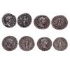 <span class='ref_item'>264 -</span> <span class="object_title">LOTE DE 4 MONEDAS DEL IMPERIO ROMANO EN PLATA</span>  <p><span class="technical_description">Lote compuesto por 4 monedas realizadas en plata del Imperio Romano:<br/>-Denario de Heliogábalo (218-222 d.C.) 2,53gr<br/>-Denario de Trajano (100 d.C.) 2,74gr<br/>-Antoniniano de Galieno (253-260 d.C.) 3,74gr<br/>-Antoniniano de Filipo el Árabe (247 d.C.) 4,27gr</span><br></p>