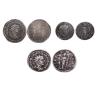 <span class='ref_item'>124 -</span> <span class="object_title">LOTE DE 3 MONEDAS DEL IMPERIO ROMANO EN PLATA</span>  <p><span class="technical_description">Lote compuesto por 3 monedas realizadas en plata del Imperio Romano:<br/>-Antoniniano de Filipo el árabe (244-245 d.C.) 2,94gr<br/>-Denario de Alejandro Severo (231-235 d.C.) 3,06gr<br/>-Antoniniano de Probo (280-281 d.C.) 3,84gr</span><br></p>