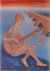 <span class='ref_item'>118 -</span> <span class="object_title">"NELSON TOCANDO LA GUITARRA", 1970</span>   <p><span class="author">MARGARET MARLEY MODLIN (Carolina del Norte, 1927 - Madrid, 1998) </span> <br><span class="technique_material">Óleo sobre lienzo</span><br><span class="technical_description">Firmado y fechado en el ángulo inferior izquierdo<br/>Enmarcado<br/>Medidas: 164 x 123cm sin marco</span><br></p>