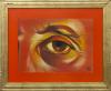 <span class='ref_item'>146 -</span> <span class="object_title">"OJOS", 1973</span>   <p><span class="author">MARGARET MARLEY MODLIN (Carolina del Norte, 1927 - Madrid, 1998) </span> <br><span class="technique_material">Ceras sobre papel</span><br><span class="technical_description">Firmado y fechado en el ángulo inferior derecho<br/>Enmarcado en madera dorada con cristal. Marco con desperfectos. <br/>Medidas con marco: 54 x 67cm</span><br></p>