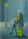 <span class='ref_item'>130 -</span> <span class="object_title">"HENRY MILLER SIN ALAS", 1974</span>   <p><span class="author">MARGARET MARLEY MODLIN (Carolina del Norte, 1927 - Madrid, 1998) </span> <br><span class="technique_material">Óleo sobre lienzo</span><br><span class="technical_description">Firmado y fechado en el ángulo inferior izquierdo<br/>Enmarcado. Ligeros desperfectos<br/>Medidas: 167 x 122cm sin enmarcar</span><br></p>