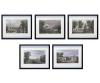 <span class='ref_item'>129 -</span> <span class="object_title">CONJUNTO DE CINCO VISTAS A COLOR DE LOS REALES SITIOS DE MADRID</span>   <p><span class="technique_material">Litografía a color</span><br><span class="technical_description">Dibujos realizados por Fernando Brambilla que muestran distintas estampas de la ciudad de Madrid: Vista del Museo del Prado, Vista del Palacio Real, Vista de la Puerta de san Vicente y dos Vistas de la casa de Campo.<br/>Firma en plancha. Edición de 1500 ejemplares.<br/>Enmarcados en marco negro y metacrilato.<br/>Medidas: 43x53cm</span><br></p>