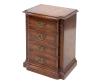 <span class='ref_item'>244 -</span> <span class="object_title">MESILLA EN MADERA DE NOGAL, ESTILO INGLÉS S. XX</span>   <p><span class="technical_description">Con cuatro cajones y tiradores en metal dorado. Con decoración tallada y en marquetería. Ligero desperfecto.<br/>Medidas: 69x41x42cm</span><br></p>