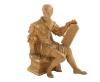 <span class='ref_item'>165 -</span> <span class="object_title">FIGURA DE ESCULTOR EN BRONCE DORADO</span>   <p><span class="technical_description">Escultura en bronce dorado representando la figura de un escultor vestido de época y portando un mazo junto a un relieve clásico.<br/>Medidas: 18x10cm</span><br></p>