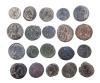 <span class='ref_item'>169 -</span> <span class="object_title">LOTE DE 20 MONEDAS DE BRONCE DEL IMPERIO ROMANO</span>  <p><span class="technical_description">1-Follis de Juliano II (355-361 d.C) 2,3gr, 16mm de diámetro<br/>2-Follis de Tétrico II (270-273 d.C) 3gr, 17mm de diámetro<br/>3-Follis de Honorio (393-423 d.C) 4,7gr, 19mm de diámetro, Ceca Antioquía<br/>4-Follis de Constantino I el Grande (307-337 d.C) 3gr, 18mm de diámetro. Bañado en plata<br/>5-Follis de Valentiniano II (275-392 d.C) 3,8gr, 21mm de diámetro<br/>6-Follis de Graciano (378-383 d.C) 5,4gr, 23mm de diámetro<br/>7-Follis de Valentiniano II (275-392 d.C) 3,6gr, 22mm de diámetro, Ceca Aquileia (Italia)<br/>8-Follis de Constancio I (303-305 d.C) 3gr, 19mm de diámetro. Bañado en plata<br/>9-Follis de Graciano (378-383 d.C) 5,7gr, 23mm de diámetro<br/>10-Follis de Teodosio I (379-395 d.C) 4,7gr, 23mm de diámetro<br/>11-Follis de Magno Máximo (383-388 d.C) 5,1gr, 23mm de diámetro<br/>12-Antoniniano de Claudio II el gótico (268-270 d.C) 2,9gr, 18mm de diámetro<br/>13-Follis de Teodosio I (379-395 d.C) 4,5gr, 21mm de diámetro. Ceca Nicomedia (Turquía)<br/>14-Follis de Teodosio I (379-395 d.C) 3,5gr, 19mm de diámetro. Forrado en plata<br/>15-Follis de Constantino I el Grande (307-337 d.C) 3gr, 18mm de diámetro. Ceca Siscia (Croacia). Bañado en plata<br/>16-Follis de Magno Máximo (383-388 d.C) 4,1gr, 21mm de diámetro. Ceca Arelatum (Francia)<br/>17-Follis de Magnencio (350-353 d.C) 3,3gr, 20mm de diámetro<br/>18-Antoniniano de Claudio II el gótico (268-270 d.C) 1,7gr, 19mm de diámetro<br/>19-Follis de Magno Máximo (383-388 d.C) 3,8gr, 21mm de diámetro<br/>20-Antoniniano de Galieno (253-268 d.C) 1,3gr, 20mm de diámetro</span><br></p>
