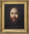 <span class='ref_item'>46 -</span> <span class="object_title">ROSTRO DE CRISTO, S.XIX</span>   <p><span class="technique_material">Óleo sobre lienzo</span><br><span class="technical_description">Representa la imagen del rostro de Jesús de la Sábana Santa. Acompaña inscripción "Vera Imago Salvatoris D.N. Iesu XQ Regem Abagarusc Missa".<br/>Enmarcado en madera dorada con ligeras faltas.<br/>Medidas: 49x40cm</span><br></p>